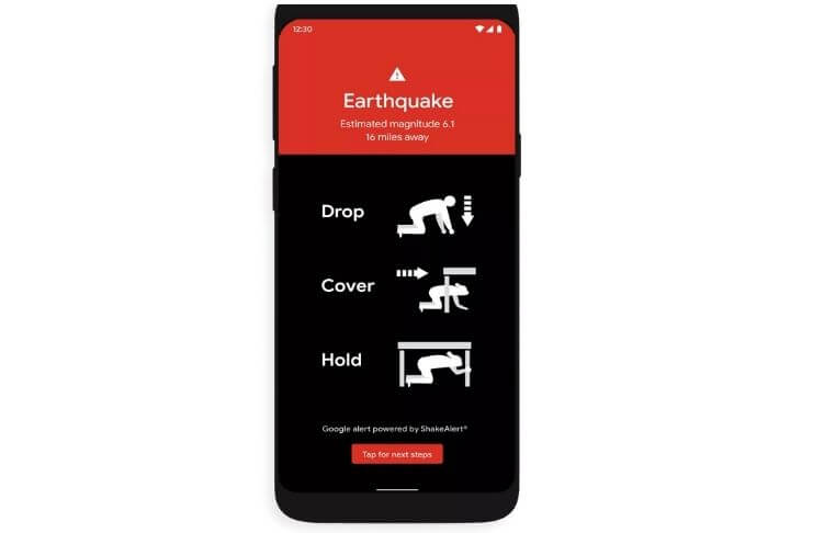 Google usa telefones Android para prevenir terremotos 2