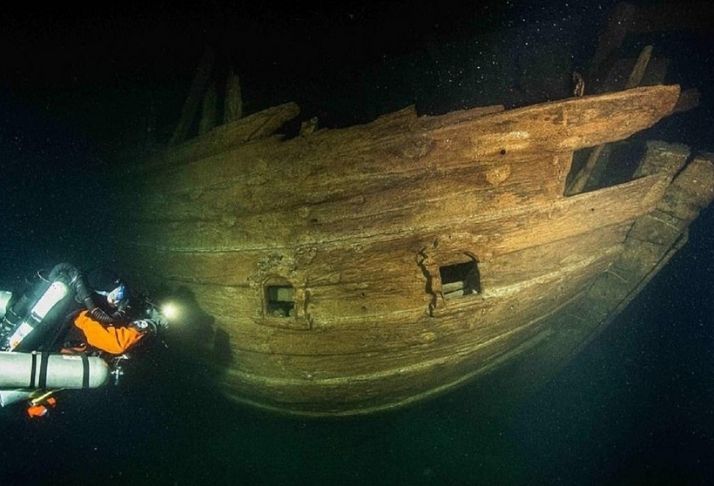 Terrivelmente bem conservado, um navio do Século XVII é encontrado no Mar Báltico