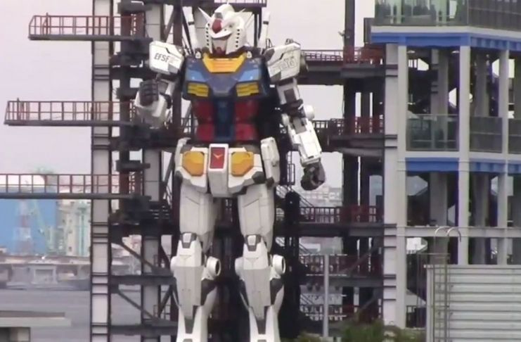 Robô de 18 metros entrou na fase de testes no Japão