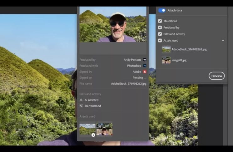 Adobe adiciona ferramenta de 'autenticidade de conteúdo' em versão beta do Photoshop