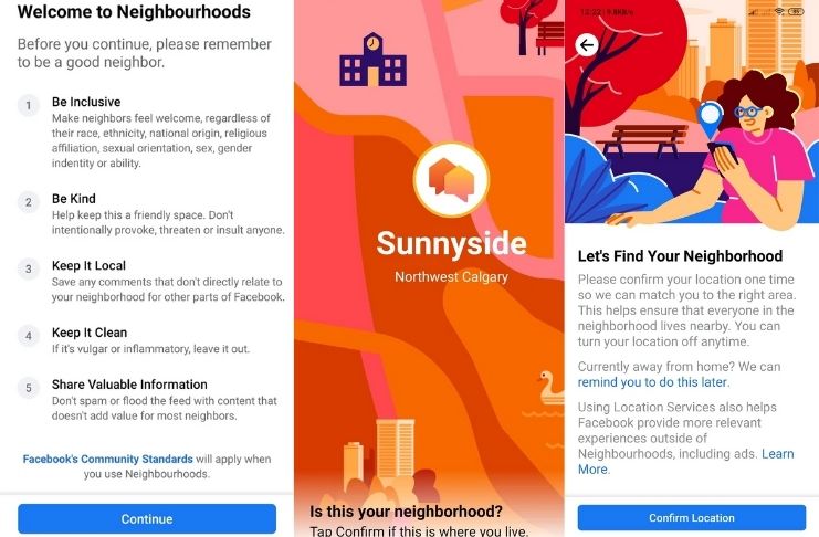 Facebook Neighborhood: Nova ferramenta para comunidade local