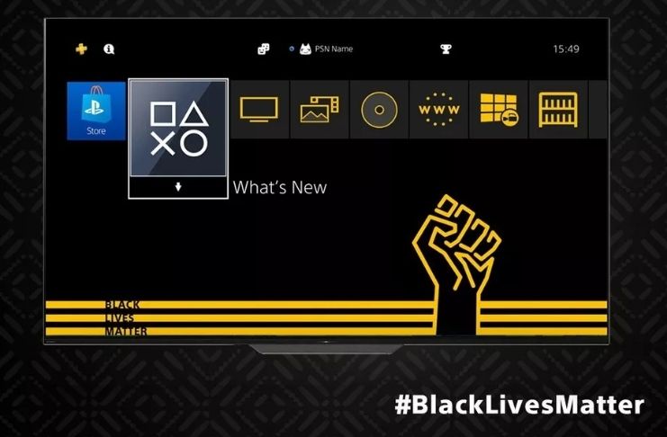 Sony lança tema 'Black Lives Matter' para consoles PS4