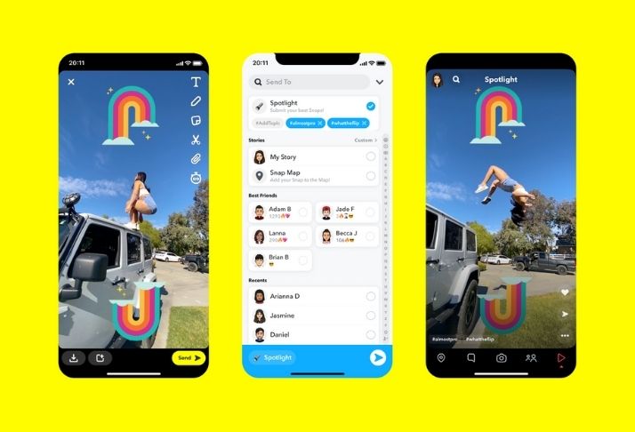 Snapchat lança Spotlight, novo recurso semelhante ao TikTok