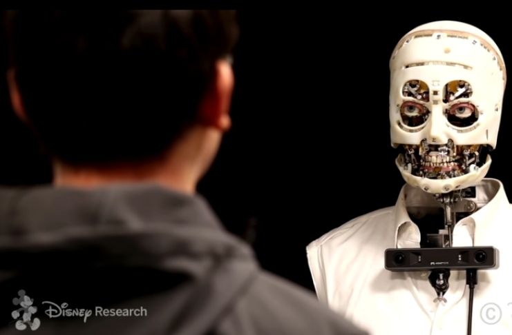 Walt Disney revela um robô "assustador" que age como humano 3
