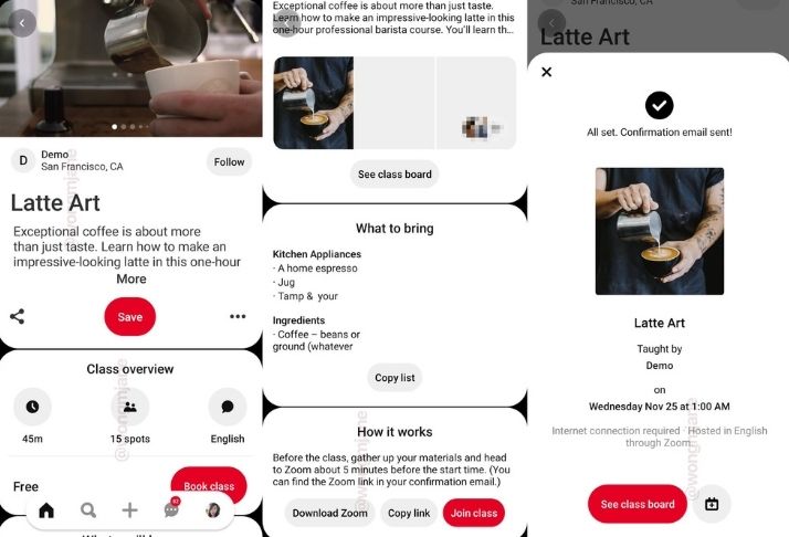 Pinterest testa eventos on-line e comunidades conectadas ao Zoom