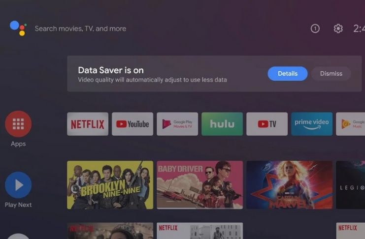 Android TV Data Saver está disponível para download no Brasil
