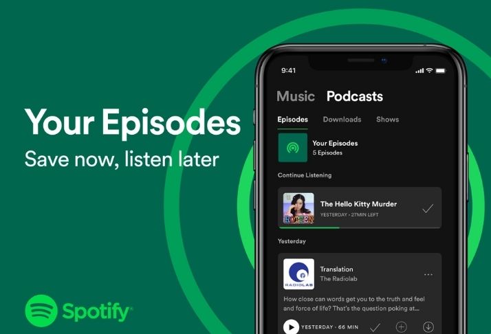 'Your Episodes', a ferramenta de criação de playlist de podcast integrada do Spotify