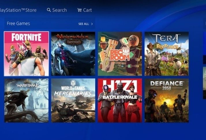 Todos os jogos grátis para PS4 